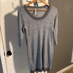 Bobbie Brooks Gray Long Sleeve Dress